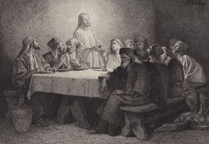 A última Ceia de after Albert Robida