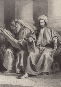 Os escribas e fariseus de after Albert Robida