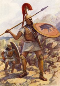 Um hoplita no exército de Servius Tullius