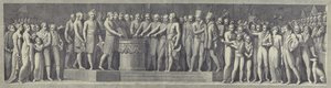 Solene juramento do estabelecimento da República Cisalpina, 29 de junho de 1796 de after Andrea Appiani the Elder