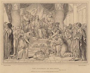O Julgamento de Salomão, 1 Reis de after Antoine Coypel