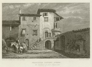 Convento Franciscano, Atenas, a residência de Lord Byron, 1811