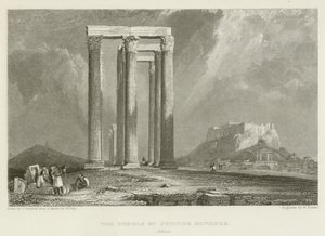 O, templo, de, jupiter, olympus, atenas