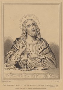 A instituição do sacramento da ceia dos Lordes, Corinthians de after Carlo Dolci