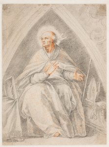 São Gregório sentado de after Cavalier d