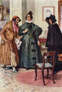 Ilustração para Nicholas Nickleby de after Charles Edmund Brock