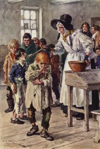 Ilustração para Nicholas Nickleby de after Charles Edmund Brock