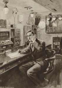 Operador sem fio de after Charles Mills Sheldon