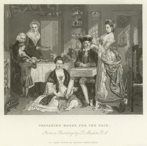 Preparando Moisés para a Feira de after Daniel Maclise