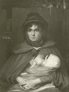 A mãe Gipsey de after David Wilkie