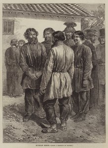 Servos russos de after Denis Auguste Marie Raffet