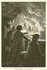 Incendie of Moscow, PP of Segur de after Emile Antoine Bayard
