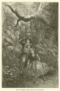 Paul e Virginie, Bernardin de Saint-Pierre de after Emile Antoine Bayard