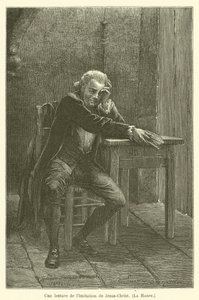Uma leitura da imitação de Jesus Cristo, a harpa de after Emile Antoine Bayard