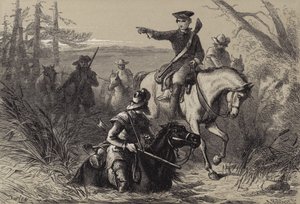 Major Washington em sua missão ao comandante francês de after Felix Octavius Carr Darley