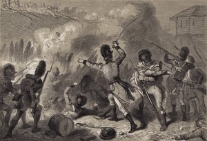 Os britânicos repelidos em Fort Stephenson de after Felix Octavius Carr Darley