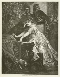 Rosina e conde Almaviva de after Ferdinand Keller