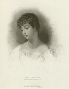 Miss Chaworth de after Frank Stone