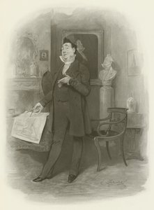 Sr. Pecksniff de after Frederick Barnard