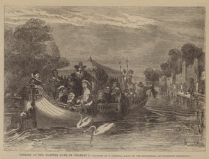 Episódio dos Dias Felizes de Charles I de after Frederick Goodall