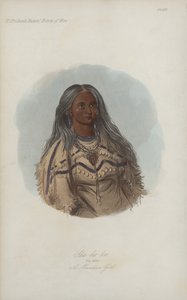Sha-ko-ka, a hortelã, uma garota mandan (aquatint)