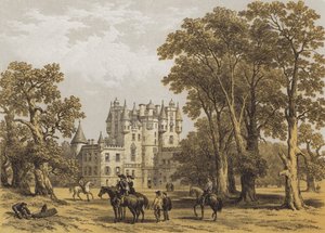 Castelo de Glammis, Forfarshire (cromolito)