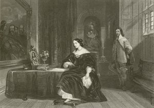 Rainha Henrietta intercedendo por Charles o 1º