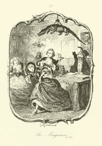 Ilustração para Peregrine Pickle por Tobias Smollett