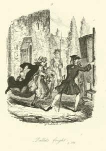 Ilustração para Peregrine Pickle por Tobias Smollett