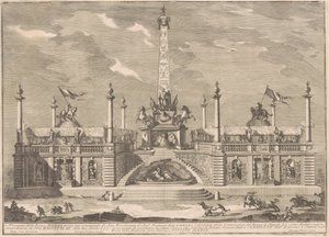 A Prima Macchina para a Chinea de 1758: A "Deliziosa" com Jardins Suspensos de after Giuseppe Palazzi Giuseppe Pozzi after Paolo Posi