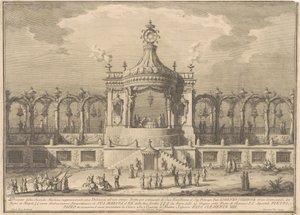 A Seconda Macchina para a Chinea de 1760: Um Pavilhão Chinoiserie
