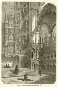 Interior da catedral de toledo
