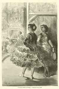 O Amparo dançando o fandango de Gustave after Dore