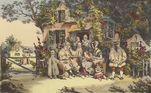 Casa dos agricultores de after Henri Bonaventure Monnier