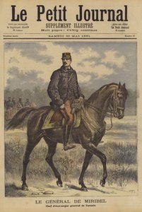 General de Miribel, chefe do estado-maior francês