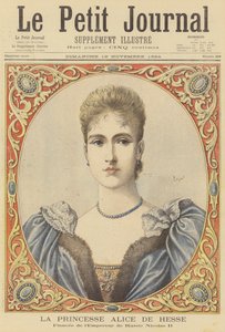 Princesa Alix de Hesse, noiva do czar Nicolau II da Rússia