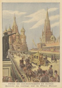 A coroação do czar Nicolau II e da czarina Alexandra da Rússia