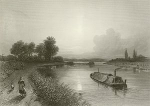 Rio Trento, perto de Wighnor de Henry after Warren