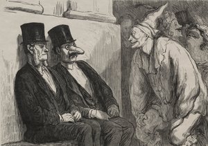 No baile da ópera: você está se divertindo demais de after Honoré Daumier