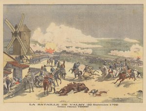 A Batalha de Valmy (20 de setembro de 1792)