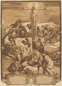 A Crucificação [Painel Central] de after Jacopo Tintoretto John Baptist Jackson