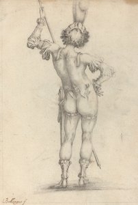 Figura em pé [reto] de after Jacques Bellange