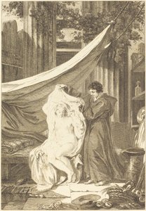 O Eremita (O Diabo no Inferno) de after Jean Honoré Fragonard
