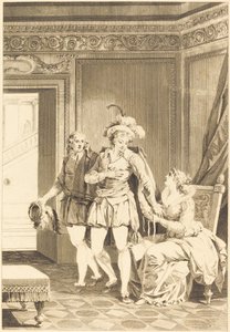 Mona Lisa: A Partida de after Jean Jacques François Le Barbier I