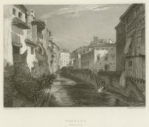 Granada, com a torre de after John Frederick Lewis