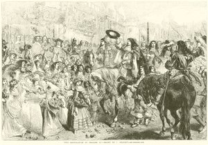 A restauração de Charles II de after John Gilbert