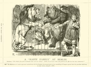 Uma família feliz em Berlim de after John Tenniel