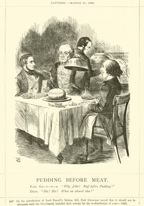 Pudim antes da carne de after John Tenniel