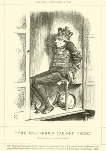 O misterioso truque do armário de after John Tenniel