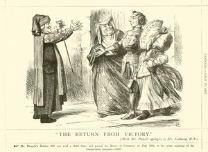 O retorno da vitória de after John Tenniel